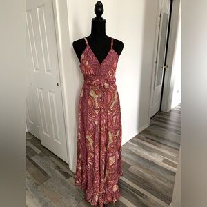 Paisleys silky feels summer dress, size Small-